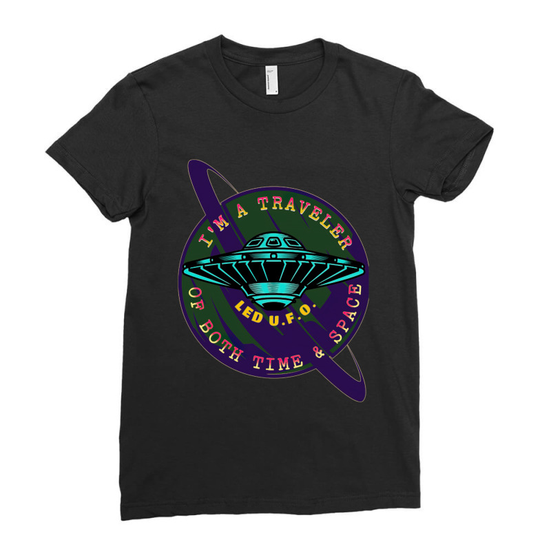 Traveler Of Time & Space Ladies Fitted T-Shirt by PhoebeBaird | Artistshot