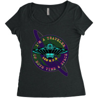 Traveler Of Time & Space Women's Triblend Scoop T-shirt | Artistshot