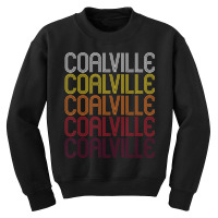 Coalville, Ut Vintage Style Utah Youth Sweatshirt | Artistshot