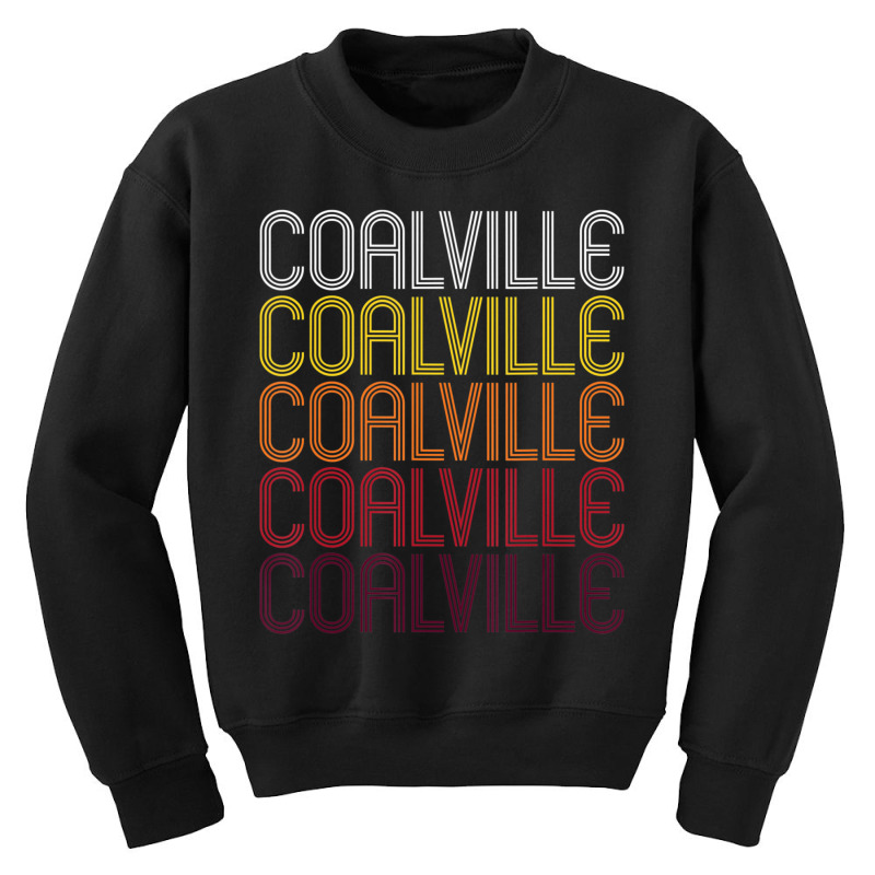 Coalville, Ut Vintage Style Utah Youth Sweatshirt | Artistshot