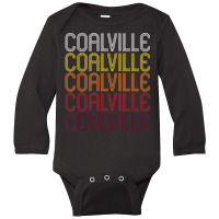 Coalville, Ut Vintage Style Utah Long Sleeve Baby Bodysuit | Artistshot