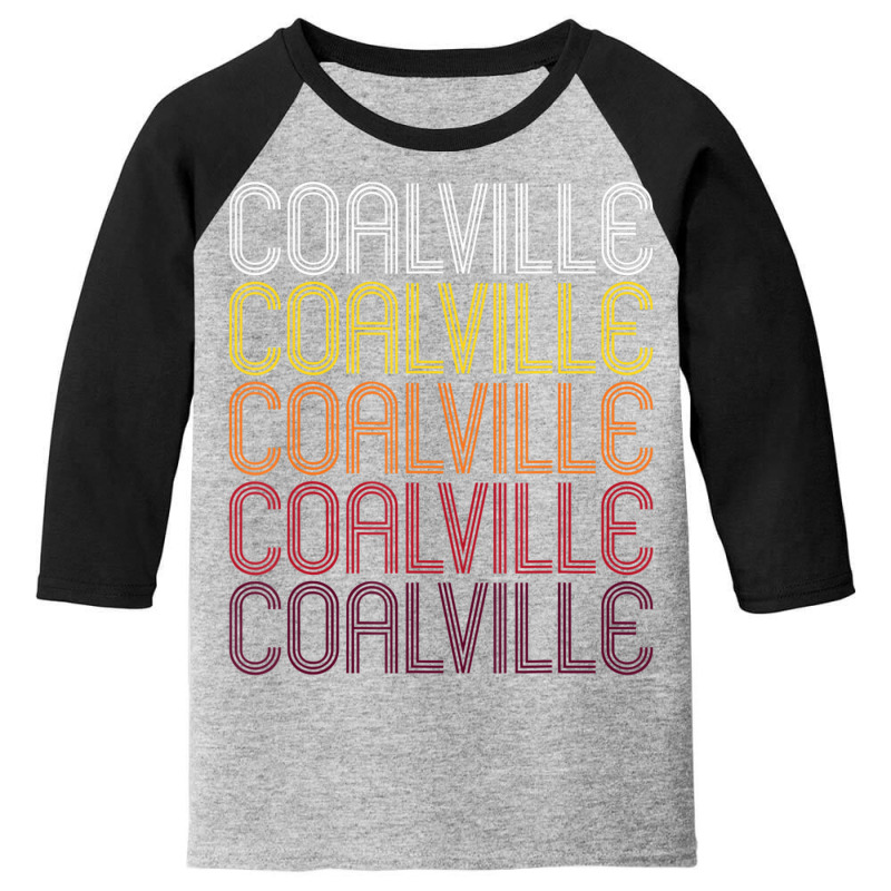 Coalville, Ut Vintage Style Utah Youth 3/4 Sleeve | Artistshot