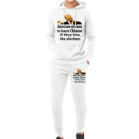 Donald Trump Fitted V-neck Hoodie & Jogger Set | Artistshot