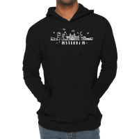 Amsterdam Skyline Vintage Netherlands Holland Dutch Souvenir T Shirt Lightweight Hoodie | Artistshot