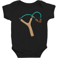 Wooden Slingshot Baby Bodysuit | Artistshot