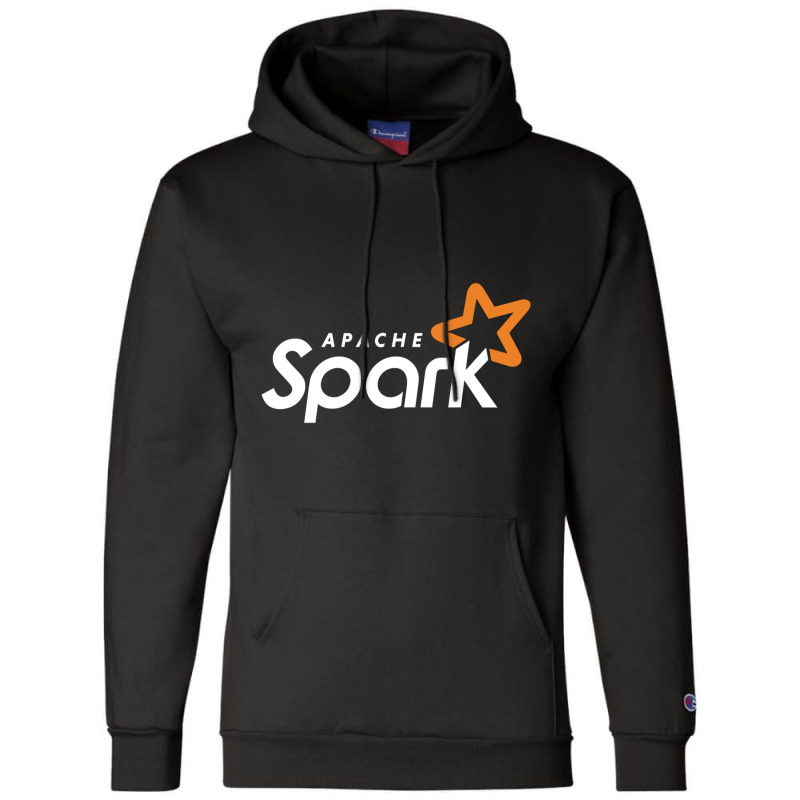 Dark Apache Spark Machine Learning Tshirt Champion Hoodie by KEITHSHAPIRO | Artistshot