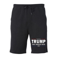 Donald Trump 2024 Take America Back Election Pro America Flag Trump Su Fleece Short | Artistshot