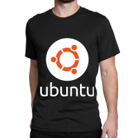 Dark Color Ubuntu Linux Classic T-shirt | Artistshot