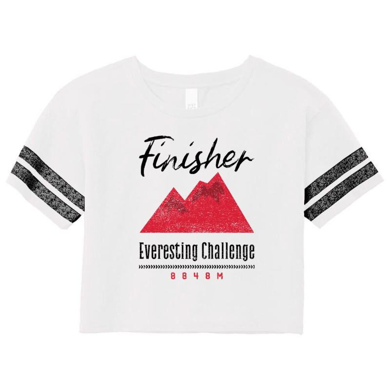 Cycling Everesting Challenge Finisher 8848m Classic Scorecard Crop Tee by cm-arts | Artistshot