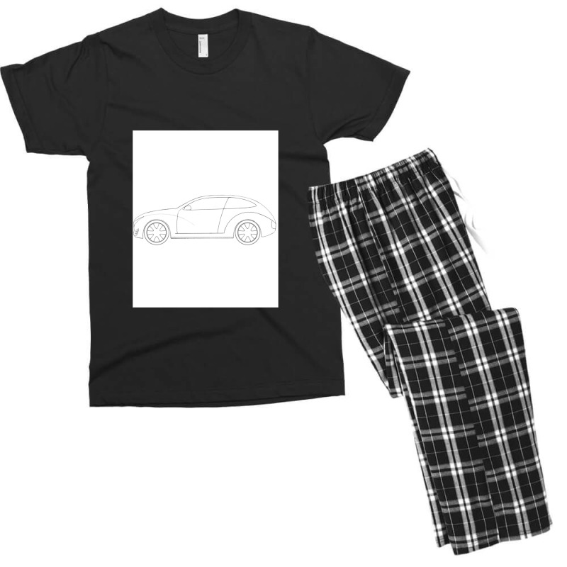 Car Technical Drawing - Shooting Brake Men's T-shirt Pajama Set | Artistshot