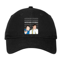 Appadi Podu - White Adjustable Cap | Artistshot