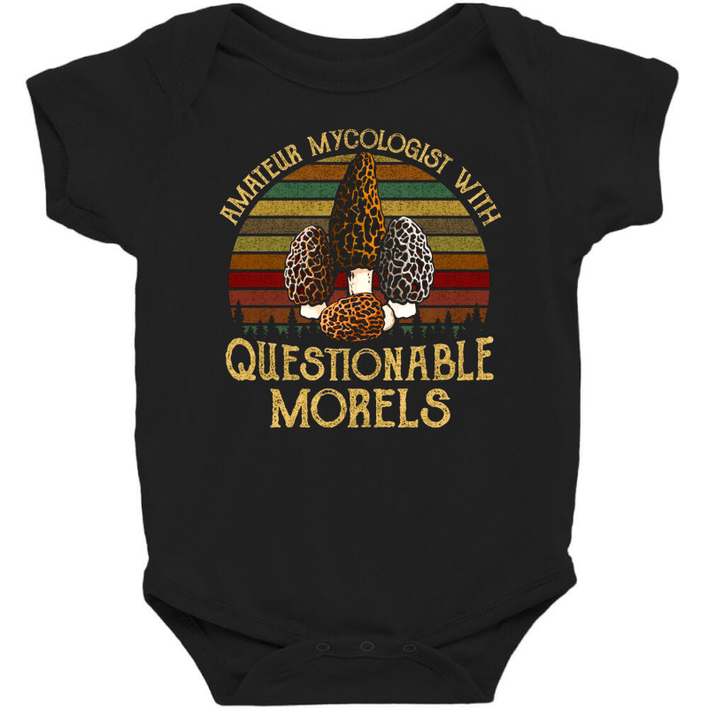 Amateur Mycologist With Questionable Morels, Amateur Mycologist With Q Baby Bodysuit by SHOPUTYR6 | Artistshot