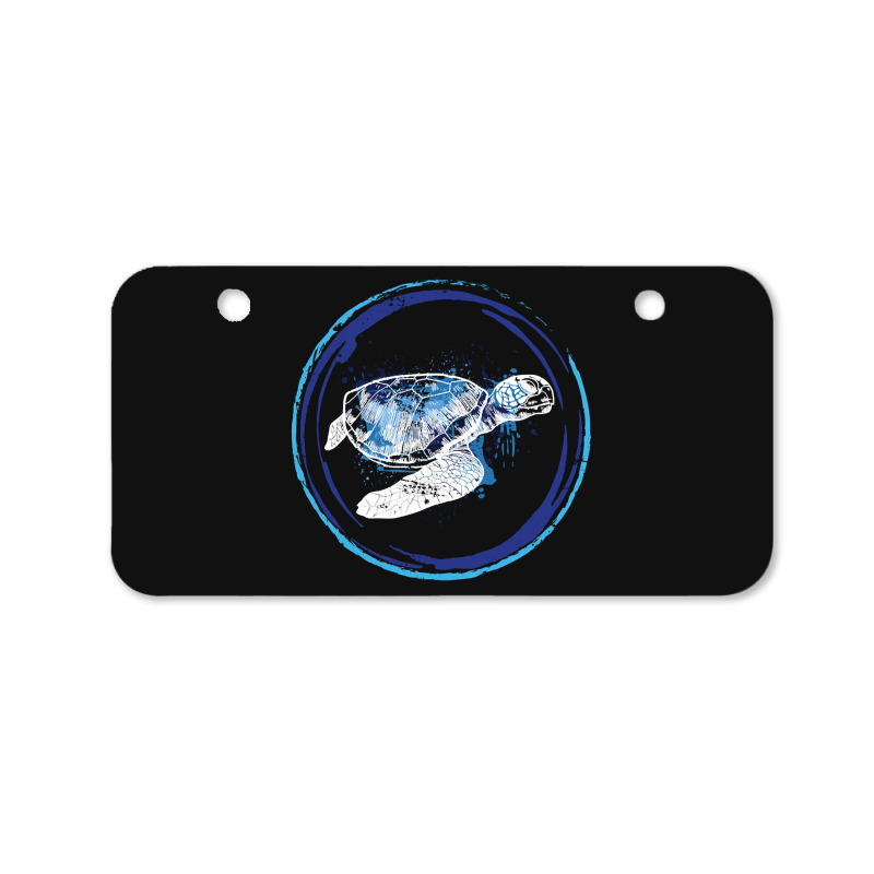 Sea Turtle Ocean Animal, Sea Turtle, Ocean Animal, Sea Turtle Ocean An Bicycle License Plate | Artistshot