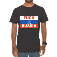 Fuck Russia Putin Vintage T-shirt | Artistshot