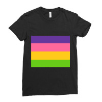 Sappho Poem Lesbian Pride Flag Ladies Fitted T-shirt | Artistshot