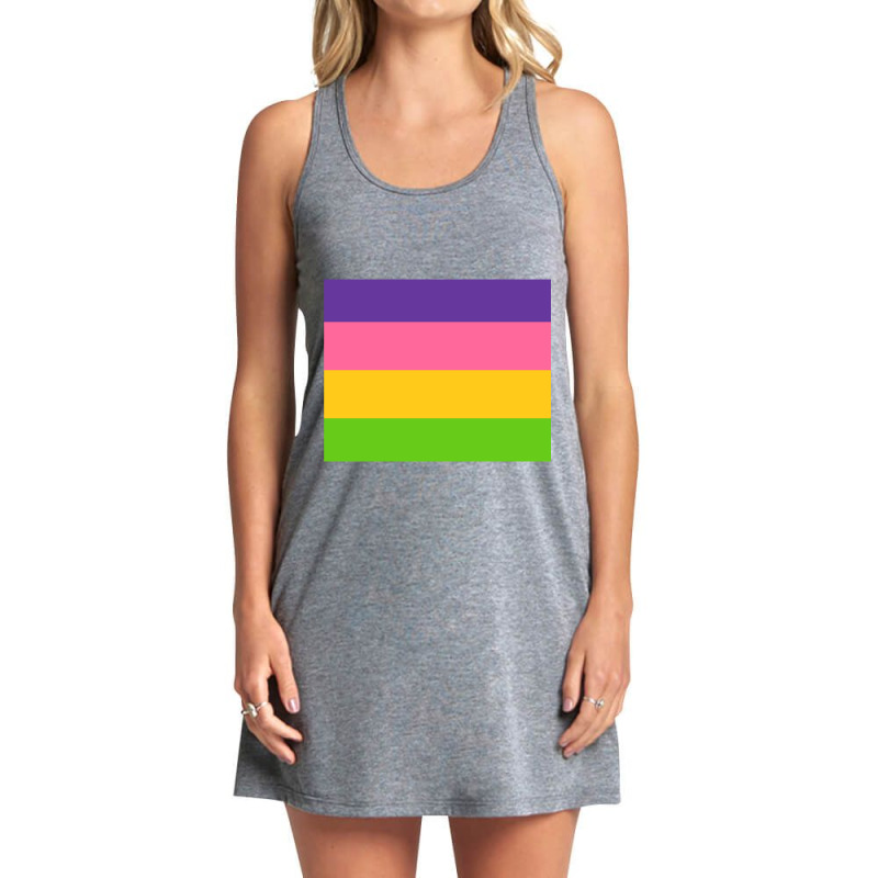 Sappho Poem Lesbian Pride Flag Tank Dress by cm-arts | Artistshot