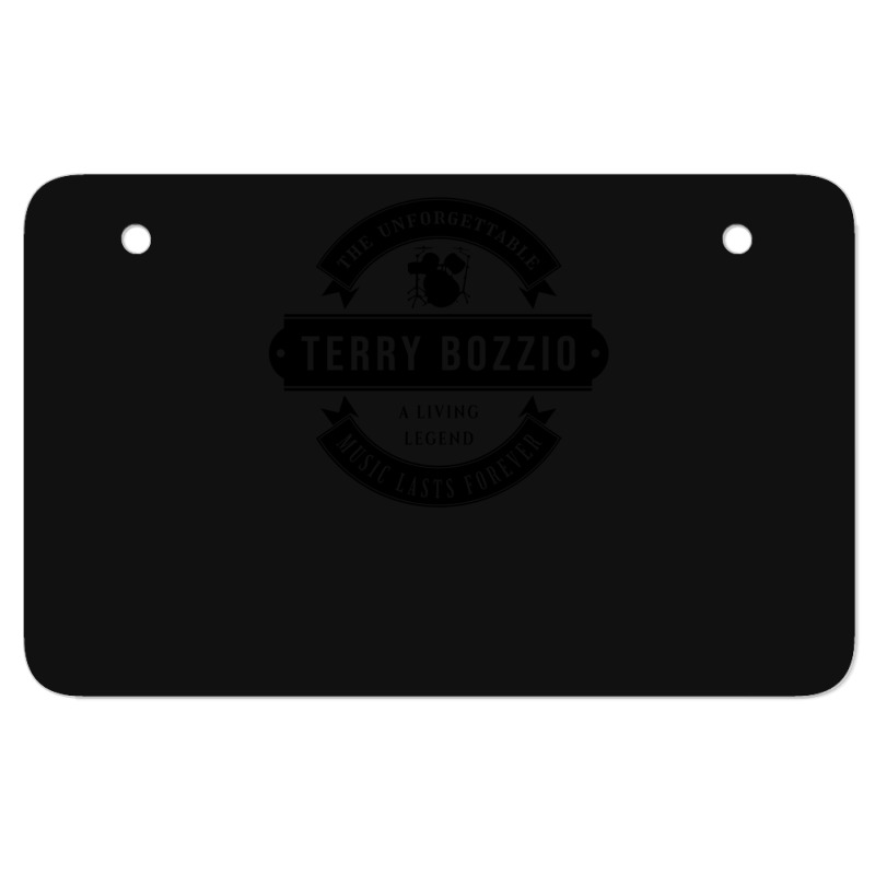 Terry Bozzio The Unforgettable Music Lasts Forever Search Twice For 'r Atv License Plate | Artistshot