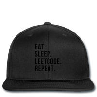 Eat-sleep-leetcode-repeat Printed Hat | Artistshot