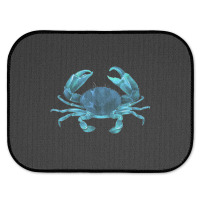 Aqua Colored Crab Rear Car Mat | Artistshot