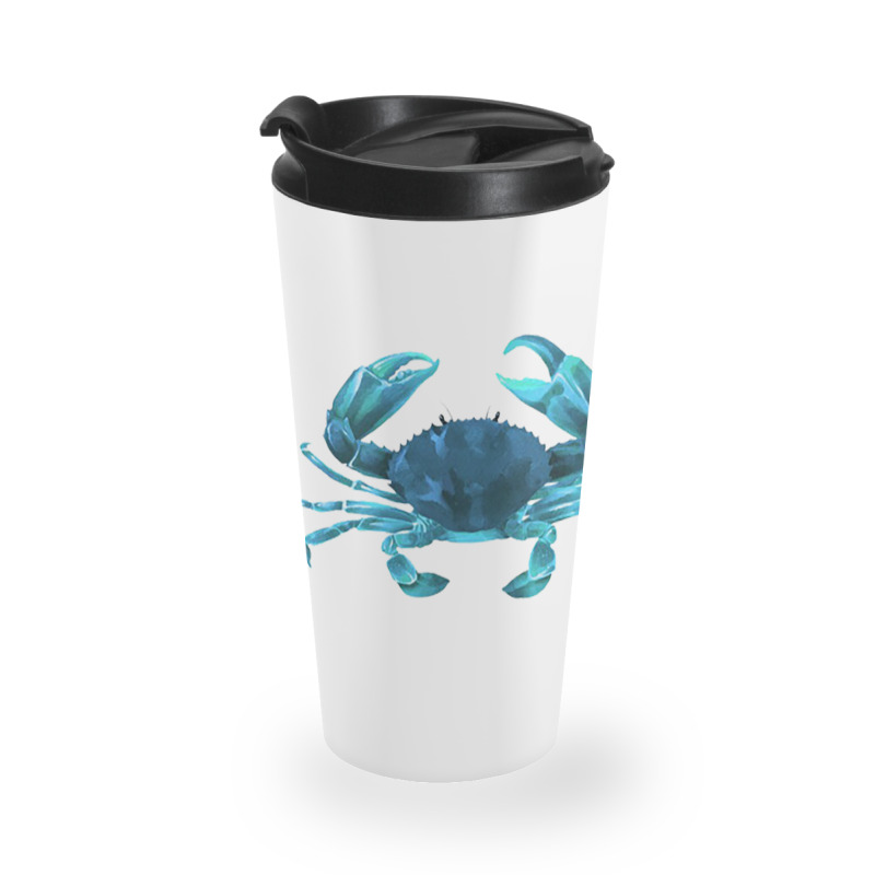 Aqua Colored Crab Travel Mug | Artistshot