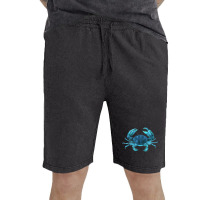 Aqua Colored Crab Vintage Short | Artistshot