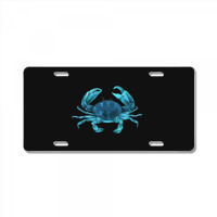 Aqua Colored Crab License Plate | Artistshot