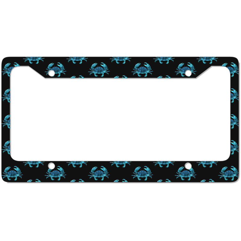 Aqua Colored Crab License Plate Frame | Artistshot