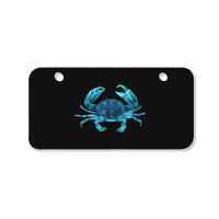 Aqua Colored Crab Bicycle License Plate | Artistshot