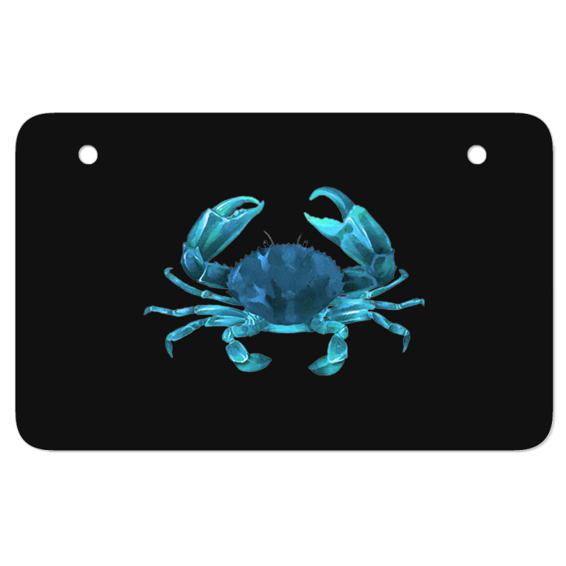 Aqua Colored Crab Atv License Plate | Artistshot