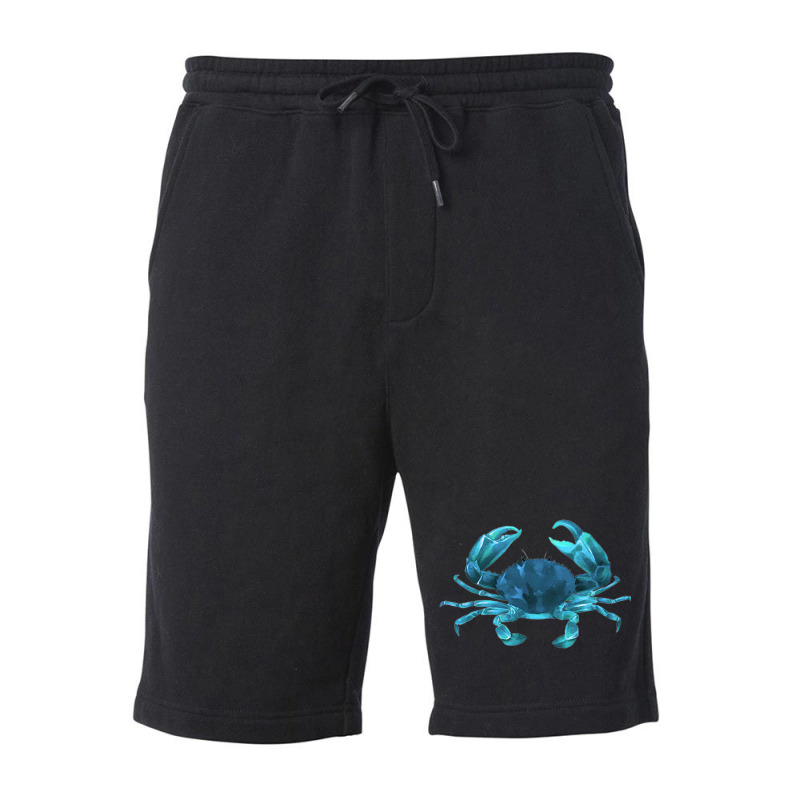 Aqua Colored Crab Fleece Short | Artistshot