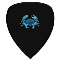 Aqua Colored Crab Shield S Patch | Artistshot