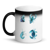 Aqua Colored Crustacean Magic Mug | Artistshot