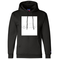 Car Technical Drawing - Shooting Brake Champion Hoodie | Artistshot