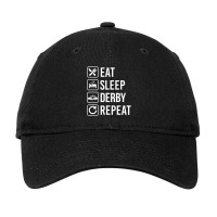 Demolition Derby Car Eat Sleep Repeat Adjustable Cap | Artistshot