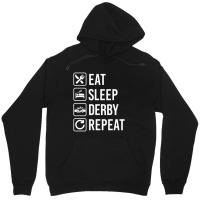 Demolition Derby Car Eat Sleep Repeat Unisex Hoodie | Artistshot