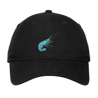 Aqua Colored Prawn Adjustable Cap | Artistshot