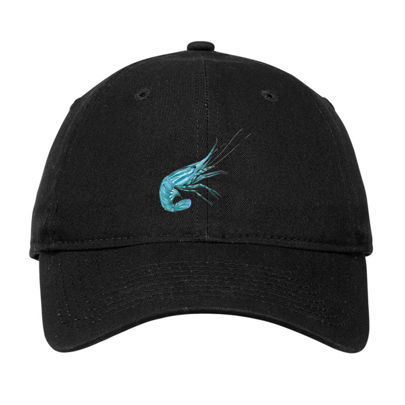 Aqua Colored Prawn Adjustable Cap | Artistshot