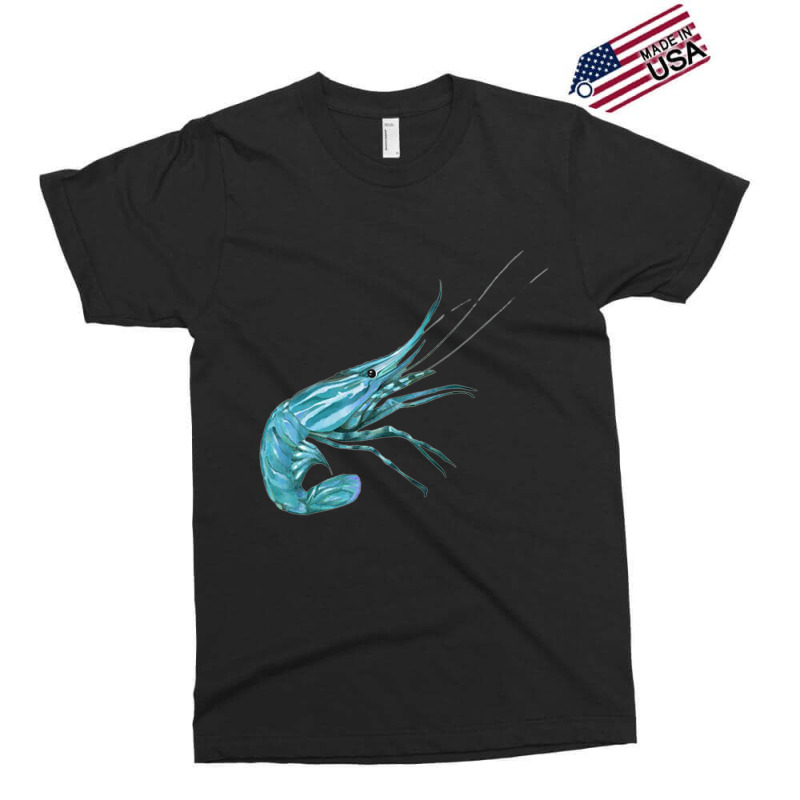 Aqua Colored Prawn Exclusive T-shirt | Artistshot