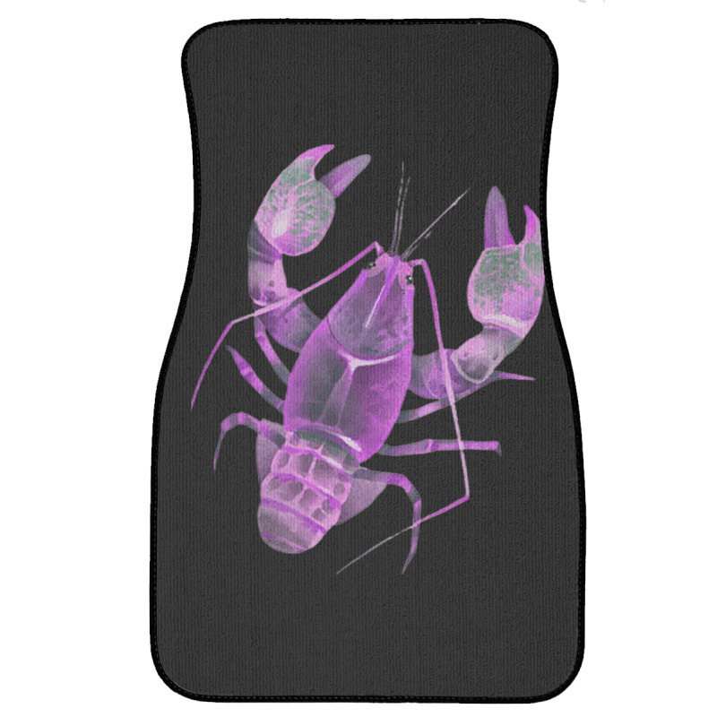 Aqua Purple Colored Lobster Front Car Mat | Artistshot