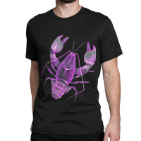 Aqua Purple Colored Lobster Classic T-shirt | Artistshot