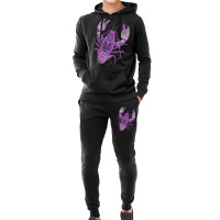 Aqua Purple Colored Lobster Hoodie & Jogger Set | Artistshot