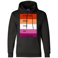 Sappho Was The Og Lesbian Champion Hoodie | Artistshot