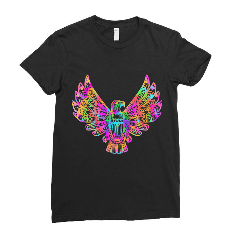 Psychedelic Native, Psychedelic Native Art, Psychedelic Native Paintin Ladies Fitted T-Shirt by SHOPURT | Artistshot