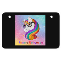 Funny Unicorse Atv License Plate | Artistshot