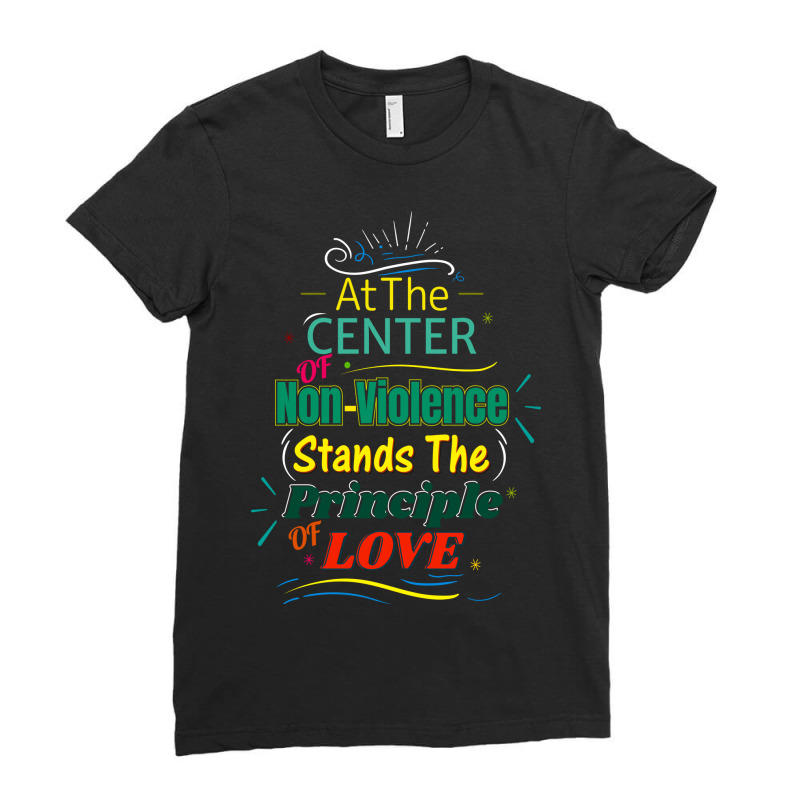 Stands The Principle Ladies Fitted T-Shirt by BagandingTua | Artistshot