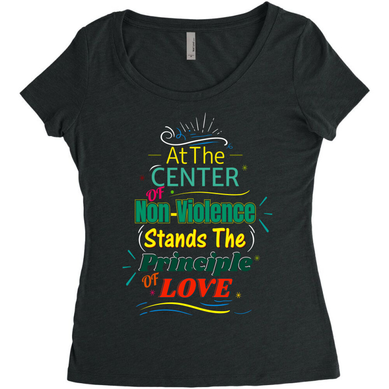 Stands The Principle Women's Triblend Scoop T-shirt by BagandingTua | Artistshot