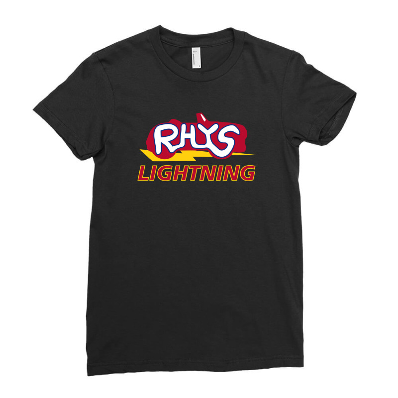 Rhys Lightning Ladies Fitted T-Shirt by namasari | Artistshot