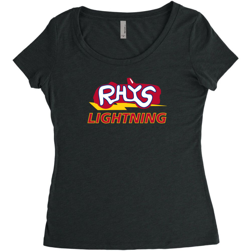 Rhys Lightning Women's Triblend Scoop T-shirt by namasari | Artistshot