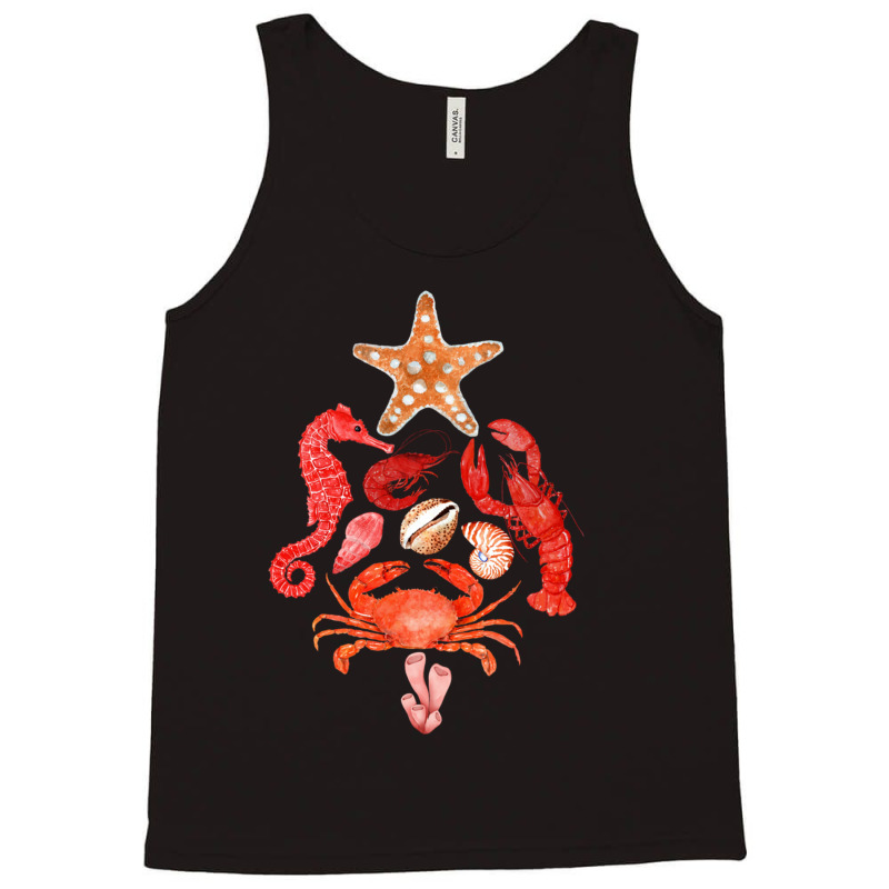 Crustaceancore Christmas, Crab Lobster, Crustaceancore Vintage, Ocean  Tank Top | Artistshot