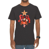 Crustaceancore Christmas, Crab Lobster, Crustaceancore Vintage, Ocean  Vintage T-shirt | Artistshot